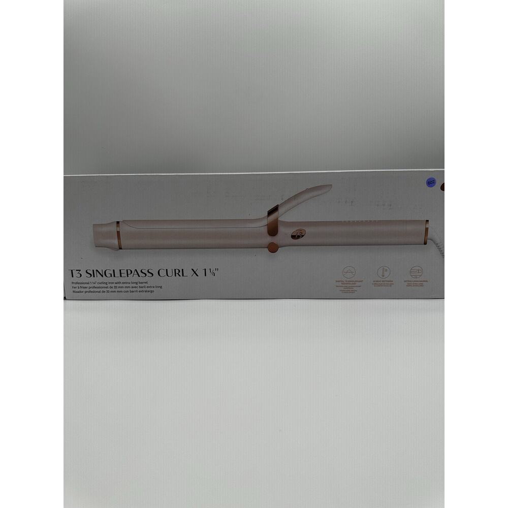 T3 SinglePass Curl X Extra-Long Barrel 1.25" Curling Iron with 9 Heat Settings